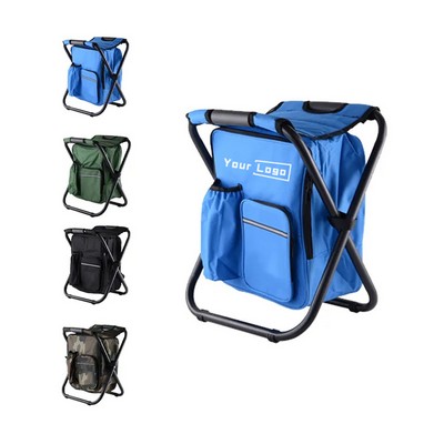 Cooler Backpack With Built-In Chair