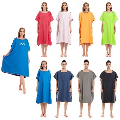 Adult Hooded Beach Changing Poncho