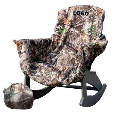 The Chair Blanket™ - Realtree® Edge™ Camo - POLAR FLEECE