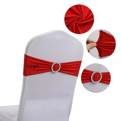 Satin Sash Chair Decorative Bow Designed Chair Cover Chair Sashes