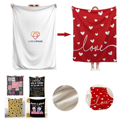 Custom Warm Flannel Blanket