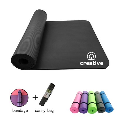 Exercise Yoga Mat with Carrying Strap