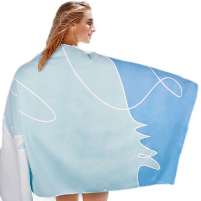 Quick-Drying Absorbent Towel Printed Beach Blankets
