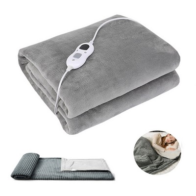 Flannel Heated Blanket Electric Throw