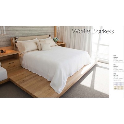 King Size Waffle Blanket (102" x 108")