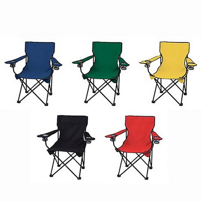 Portable Folding Nylon Camping Chair w/Carry Bag