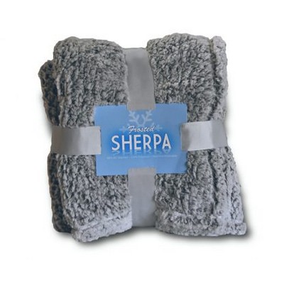 Frosted Sherpa Blankets