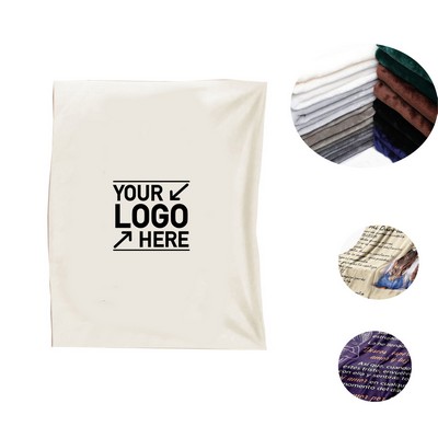 Double-Sided Flannel Solid Color Thickened Blanket