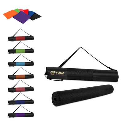 6mm PVC Yoga Mat Drawstring Carrying Case