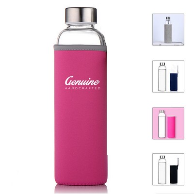 18oz Borosilicate Glass with Neoprene Sleeve