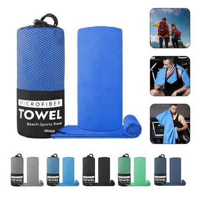 Quick-Dry Microfiber Sports Towel
