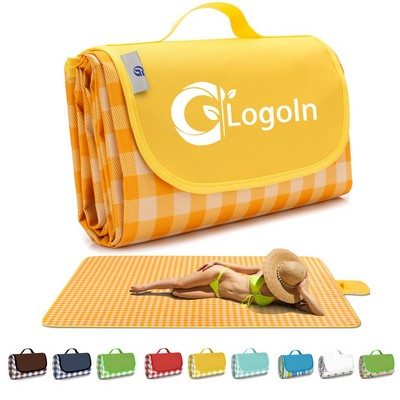 Picnic Blanket Beach Mat Extra Large 79"x57"