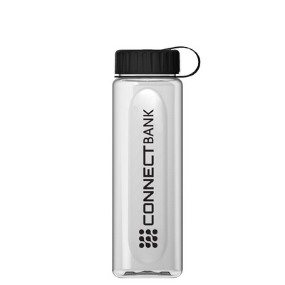 Garyline® Boss Embossed RPET Bottle with Tethered Lid - 26 oz.
