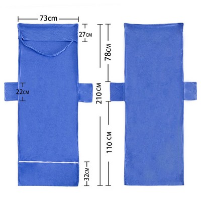 Beach Chair Cover Soft Lounge Towel Sunbathing Chaise