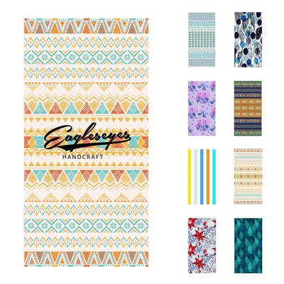 Sand-Resistant Microfiber Beach Towel