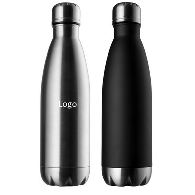 17 Oz /25 Oz Vacuum Insulated Stainless Steel Cola-Shape Bottle