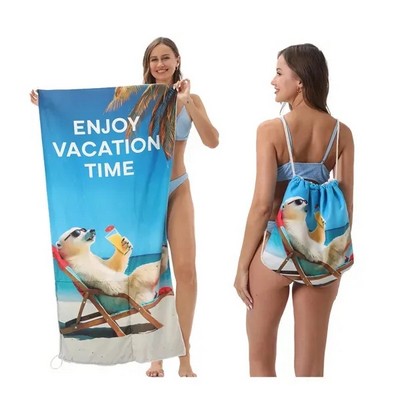 Sand Free Quick Dry Microfiber Beach Towel