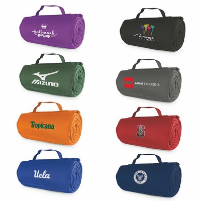 Roll Up Blanket w/Pocket & Imprint