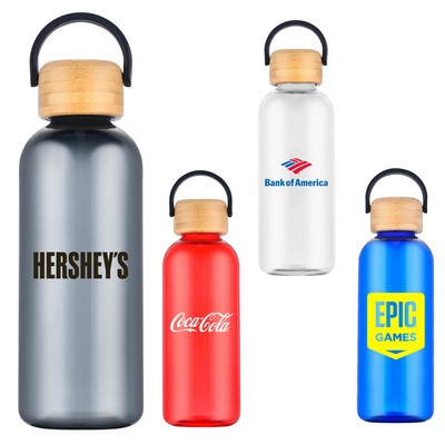 Verde 21oz RPET Bottle with Bamboo Cap