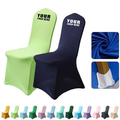 Stretch Dining Chair Cover Polyester Spandex Slipcover