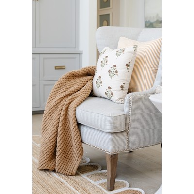 Waffle Knit Allspice-Throw