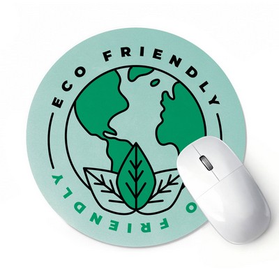 8" Round Full Color Soft Surface Mouse Pad