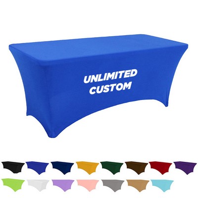 6' Display Elastic Stretchable Rectangular Table Cover