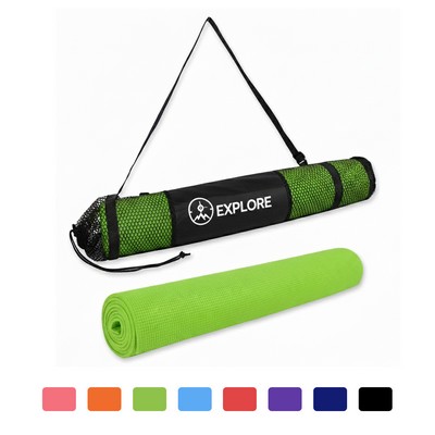 PVC Yoga Mat and Carrying Bag