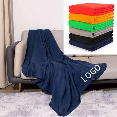 Super Soft 180g Fleece 100% Polyester Blanket 50" X 60"