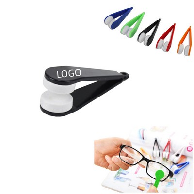 Dual-Ended Eyeglass Cleaning Brush