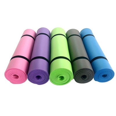 NBR Yoga Mat With Carrying Strap