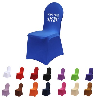 Polyester Party/Wedding Chair Back Cover