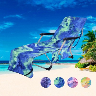 Beach Chair Cover Microfiber Lounge Chair Cover